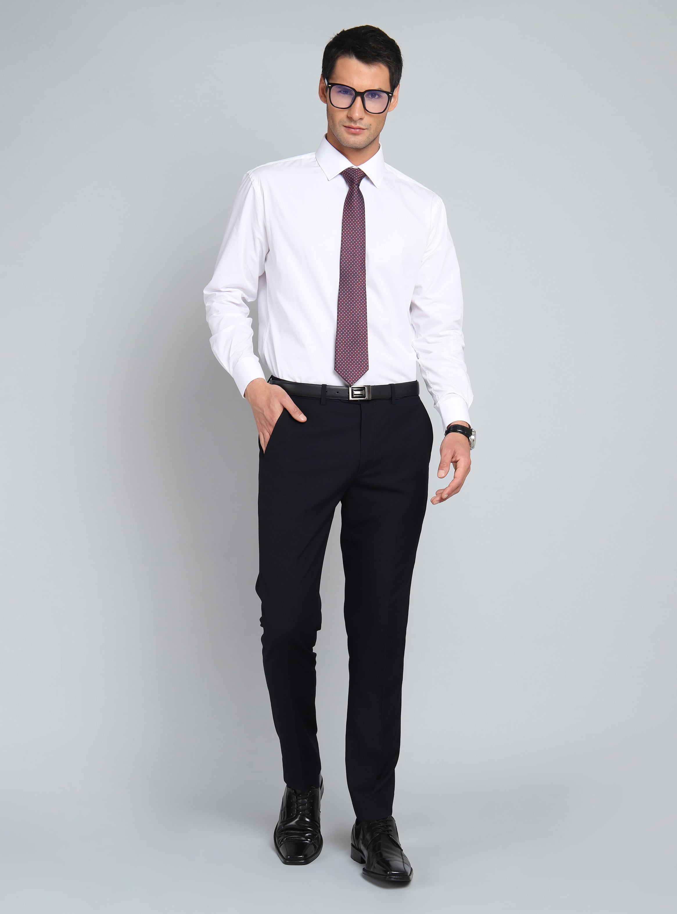 CAMISA HOMBRE ARROW FORMAL BLANCA TAILORED FIT - 5