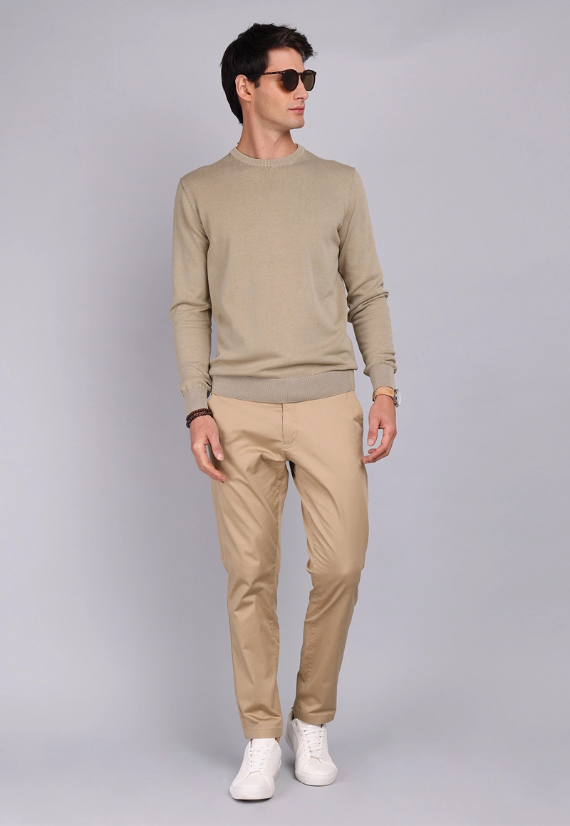 SWEATER STONE WASH CUELLO REDONDO ARROW - 4