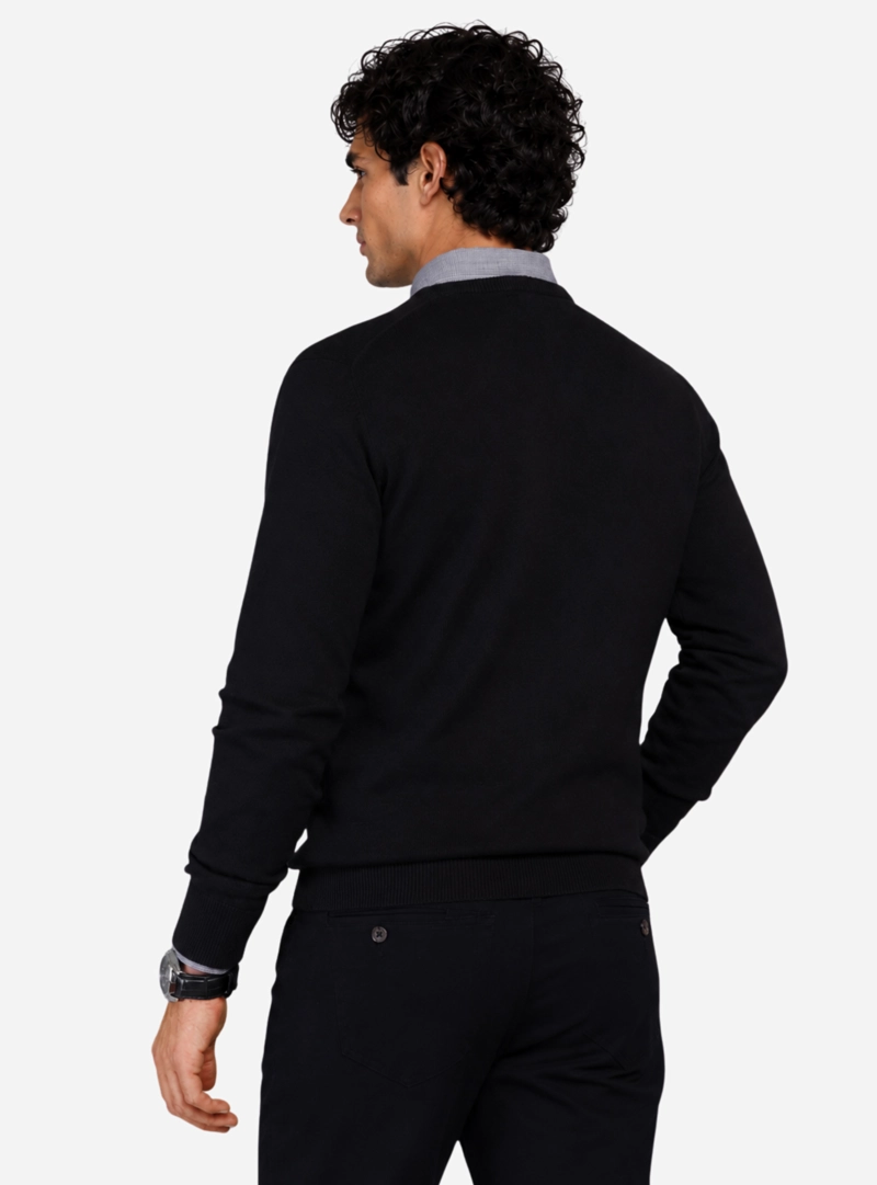 SWEATER LISO CUELLO V ARROW - 2