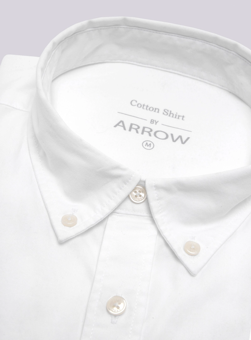 CAMISA HOMBRE ARROW CASUAL LISA MANGA LARGA ALGODON - 5
