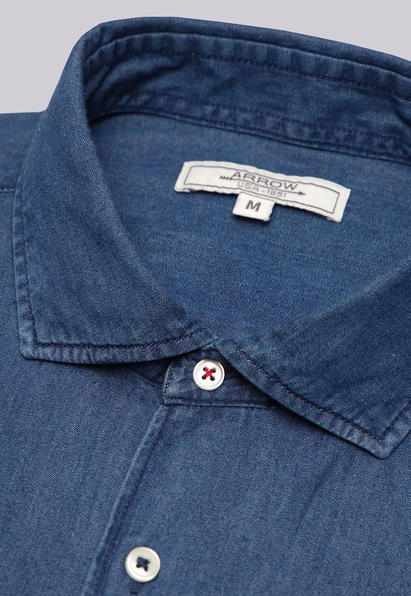 CAMISA CASUAL DENIM ARROW - 5