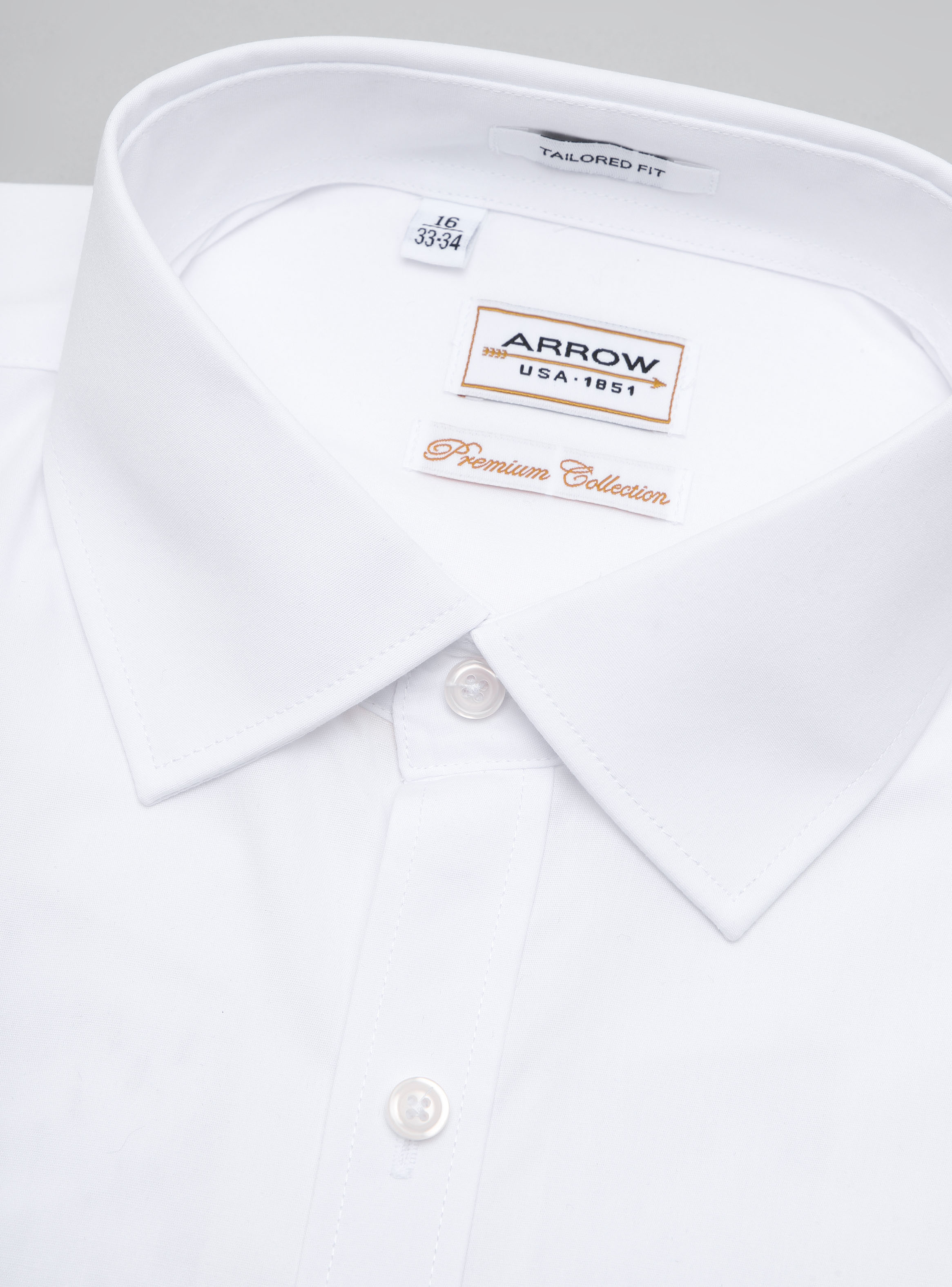 CAMISA HOMBRE ARROW CUELLO ITALIANO PUÑO DOBLE ALGODON - 2