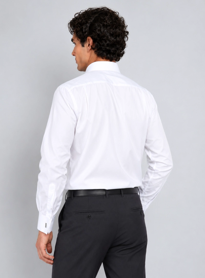 CAMISA HOMBRE ARROW CUELLO ITALIANO PUÑO DOBLE ALGODON - 3