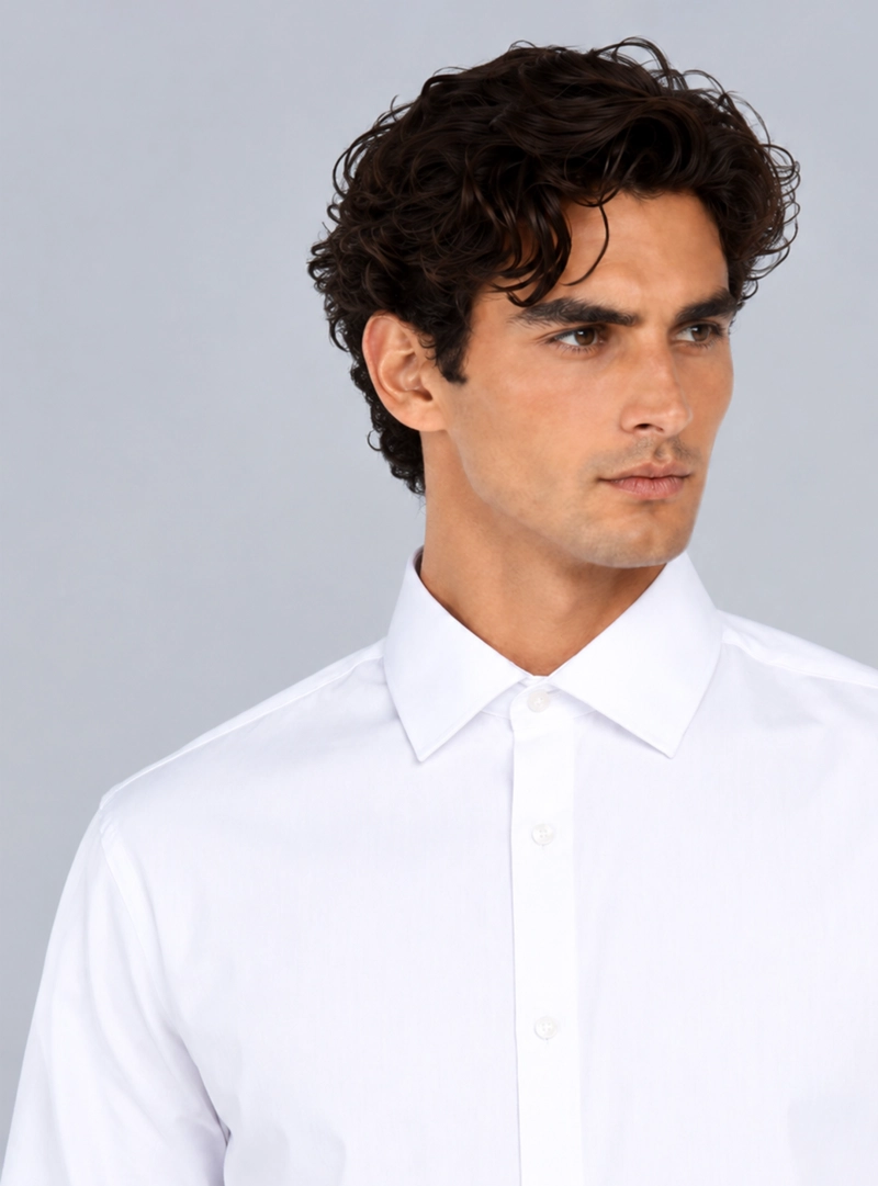 CAMISA HOMBRE ARROW CUELLO ITALIANO PUÑO DOBLE ALGODON - 4