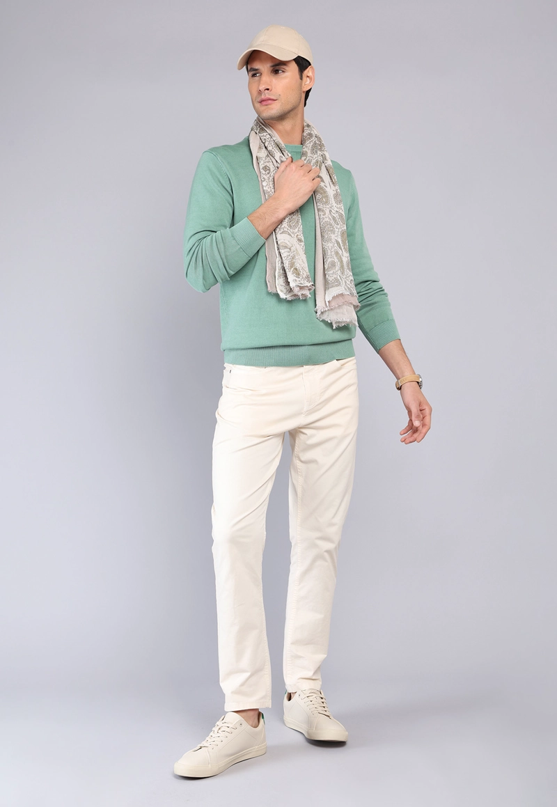 SWEATER STONE WASH CUELLO REDONDO ARROW - 4