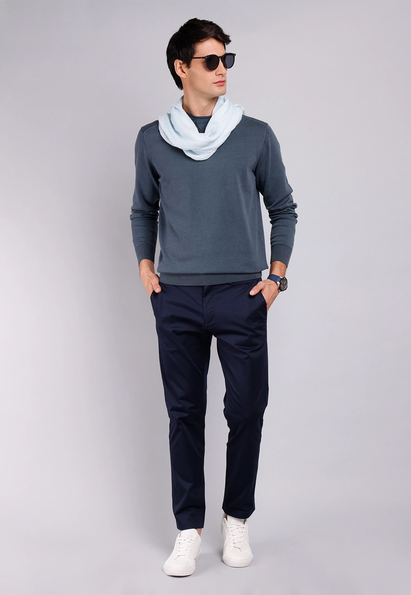 SWEATER CUELLO REDONDO STONE WASH ARROW - 4