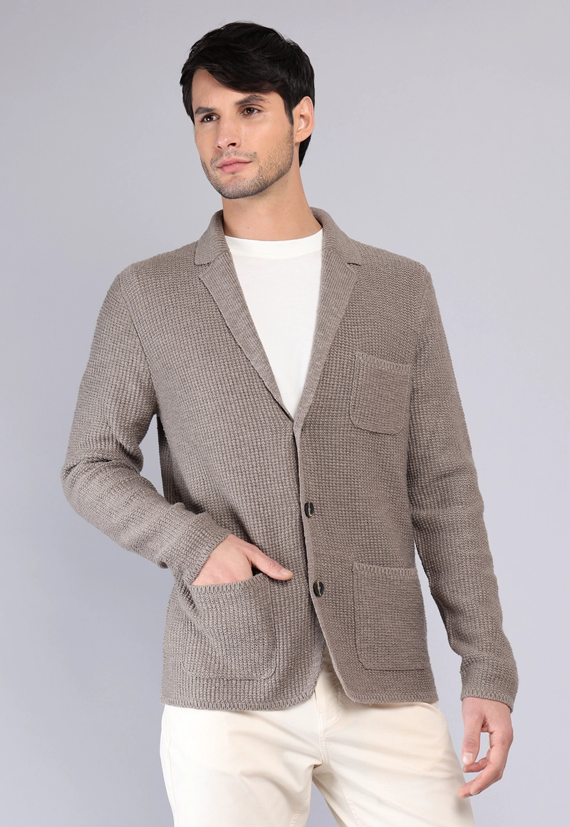 CARDIGAN TEXTURADO ARROW - 1