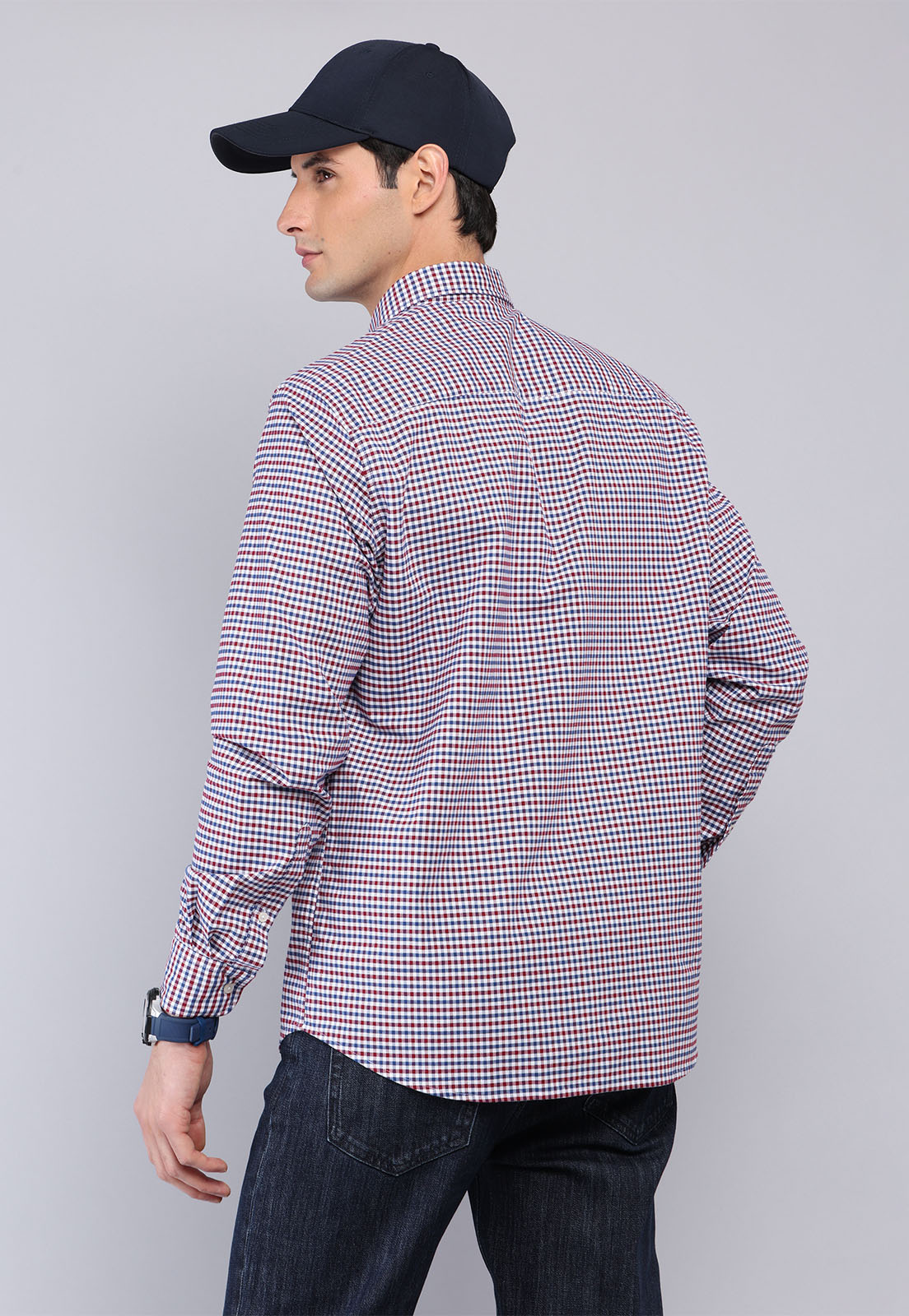 CAMISA DISEÑO CUADROS SPANDEX ARROW - 2