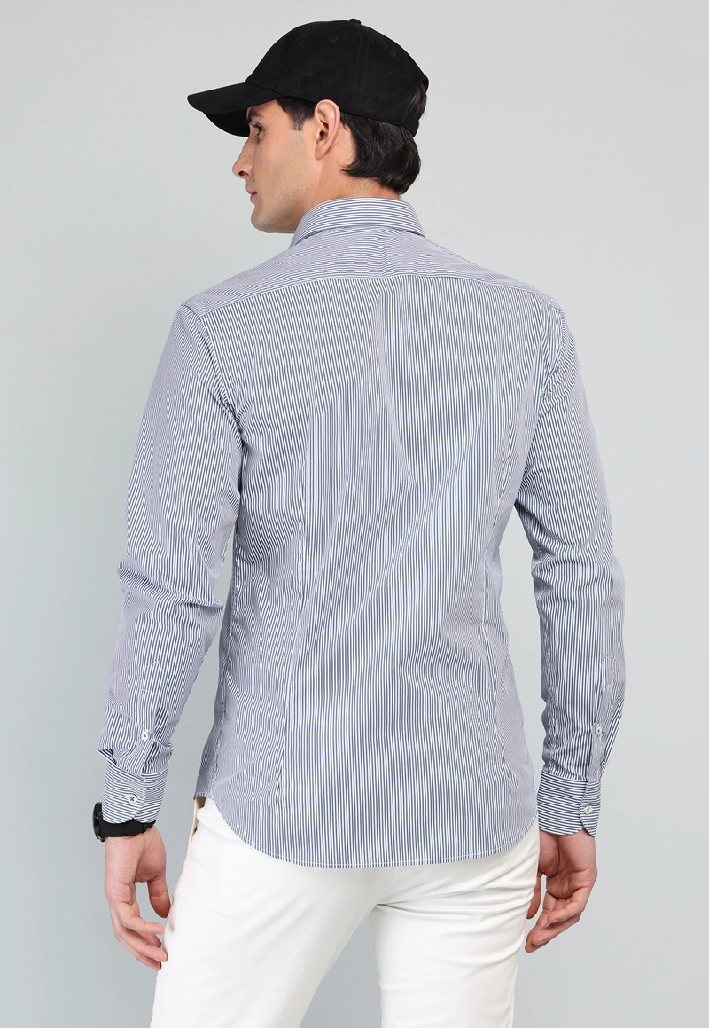 CAMISA A RAYAS SPANDEX ARROW - 2