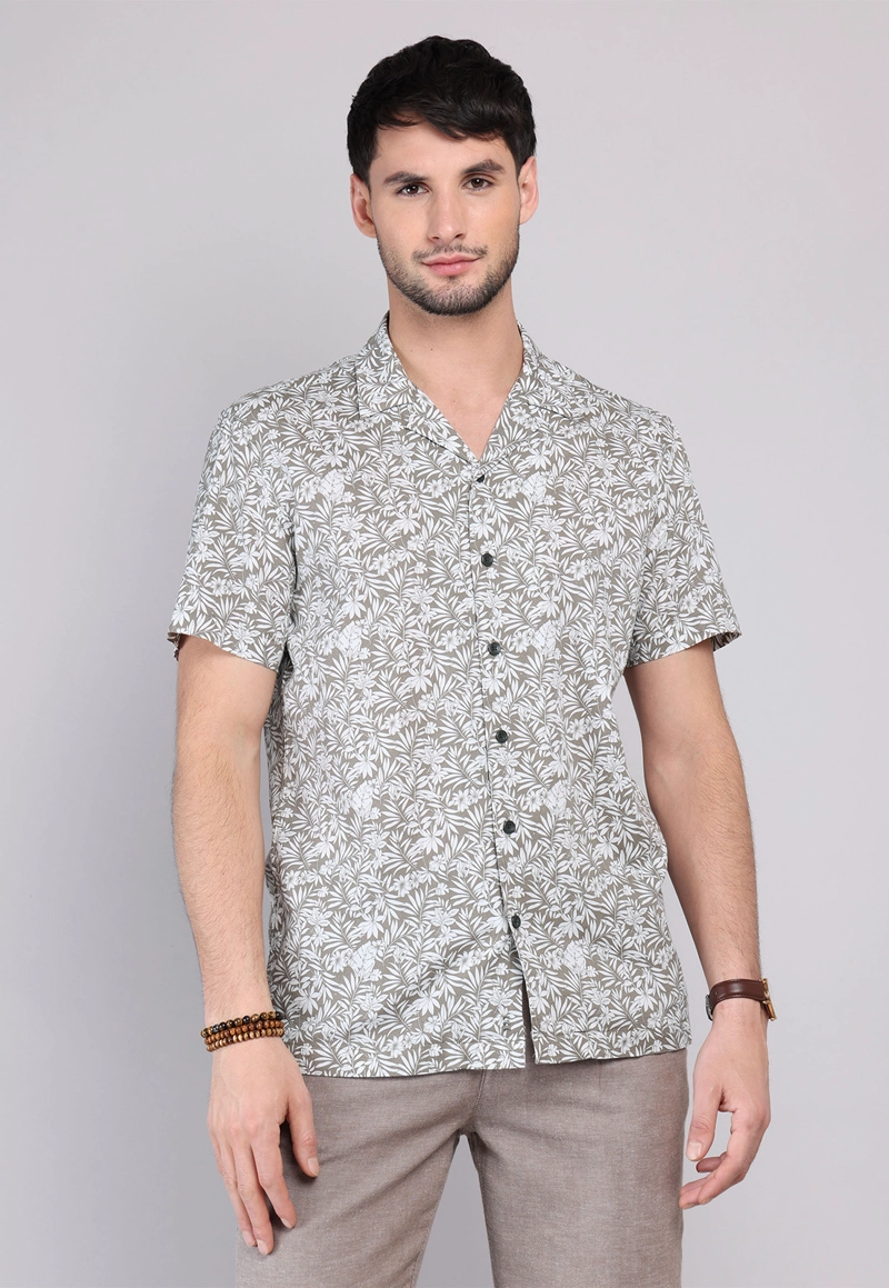 CAMISA CASUAL PRINT ARROW - 1