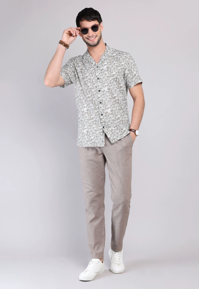 CAMISA CASUAL PRINT ARROW - 4