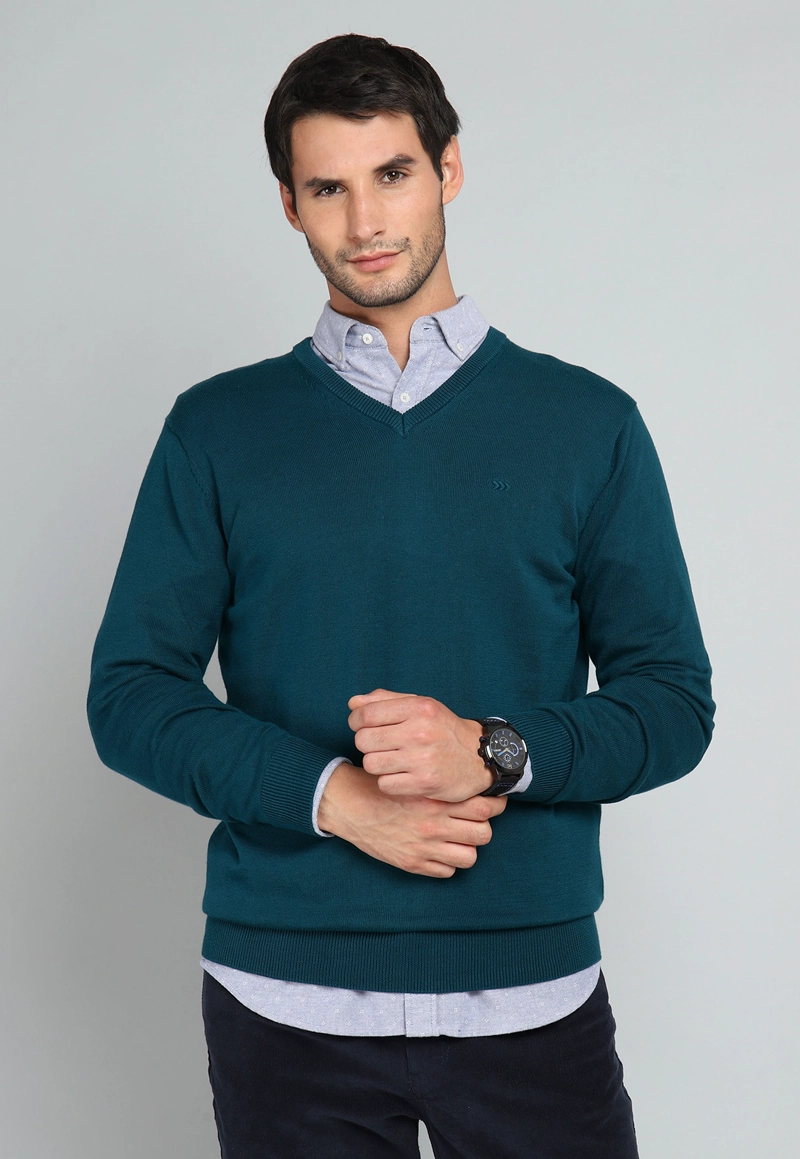 SWEATER CUELLO V ARROW - 1