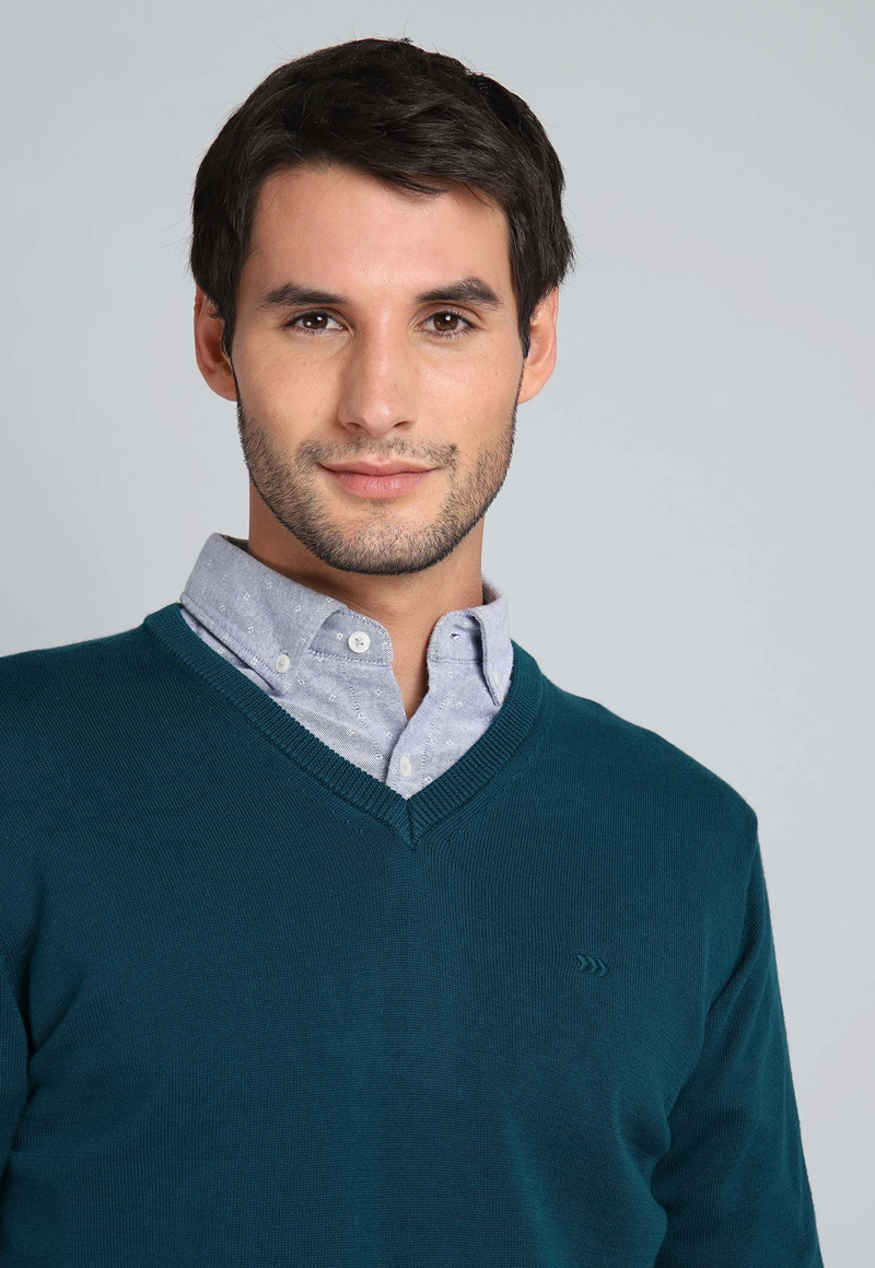 SWEATER CUELLO V ARROW - 3