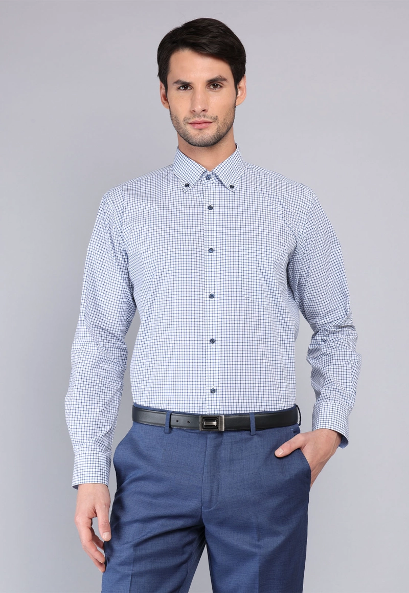 CAMISA FORMAL A CUADROS ARROW - 1