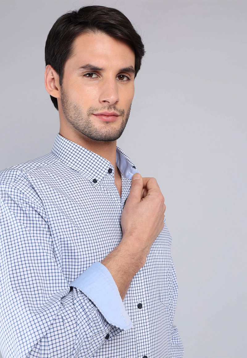 CAMISA FORMAL A CUADROS ARROW - 4