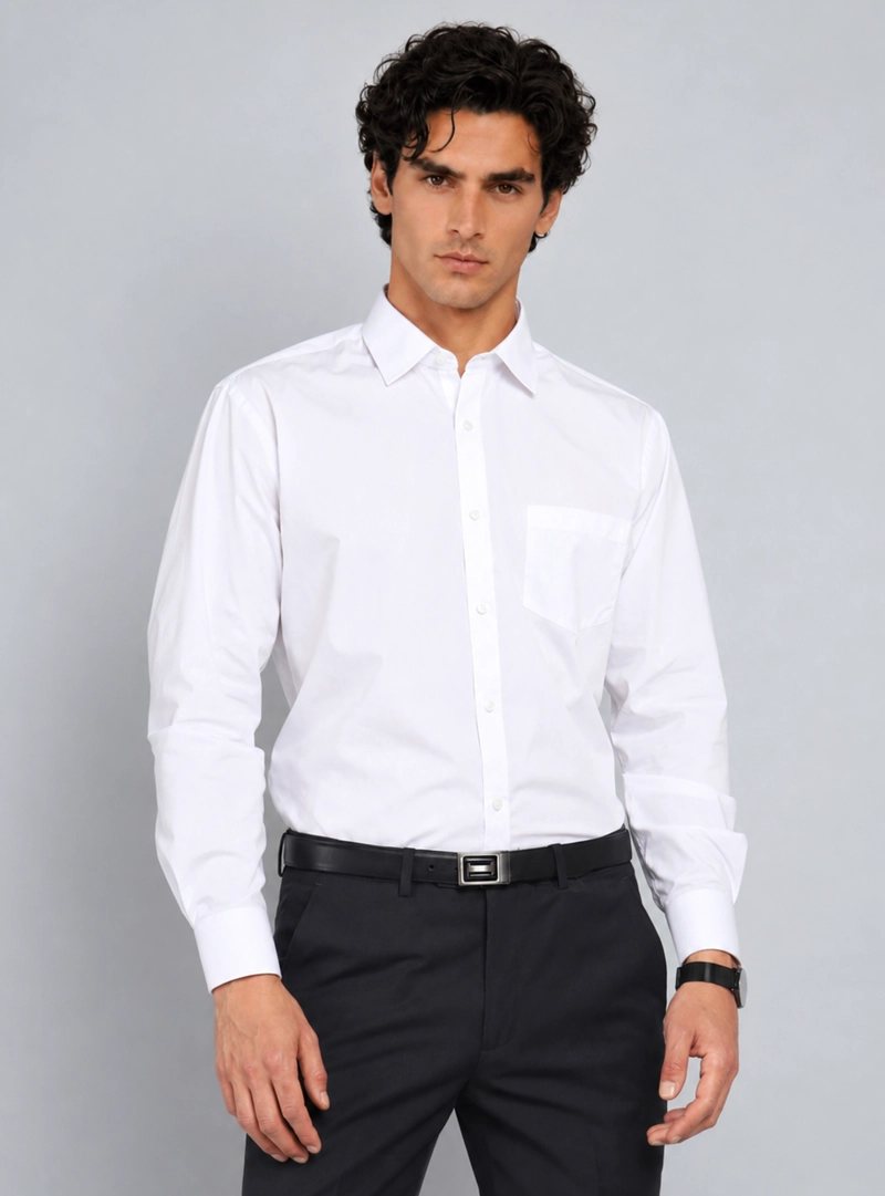 CAMISA HOMBRE ARROW CUELLO ITALIANO BLANCA TAILORED FIT - 1
