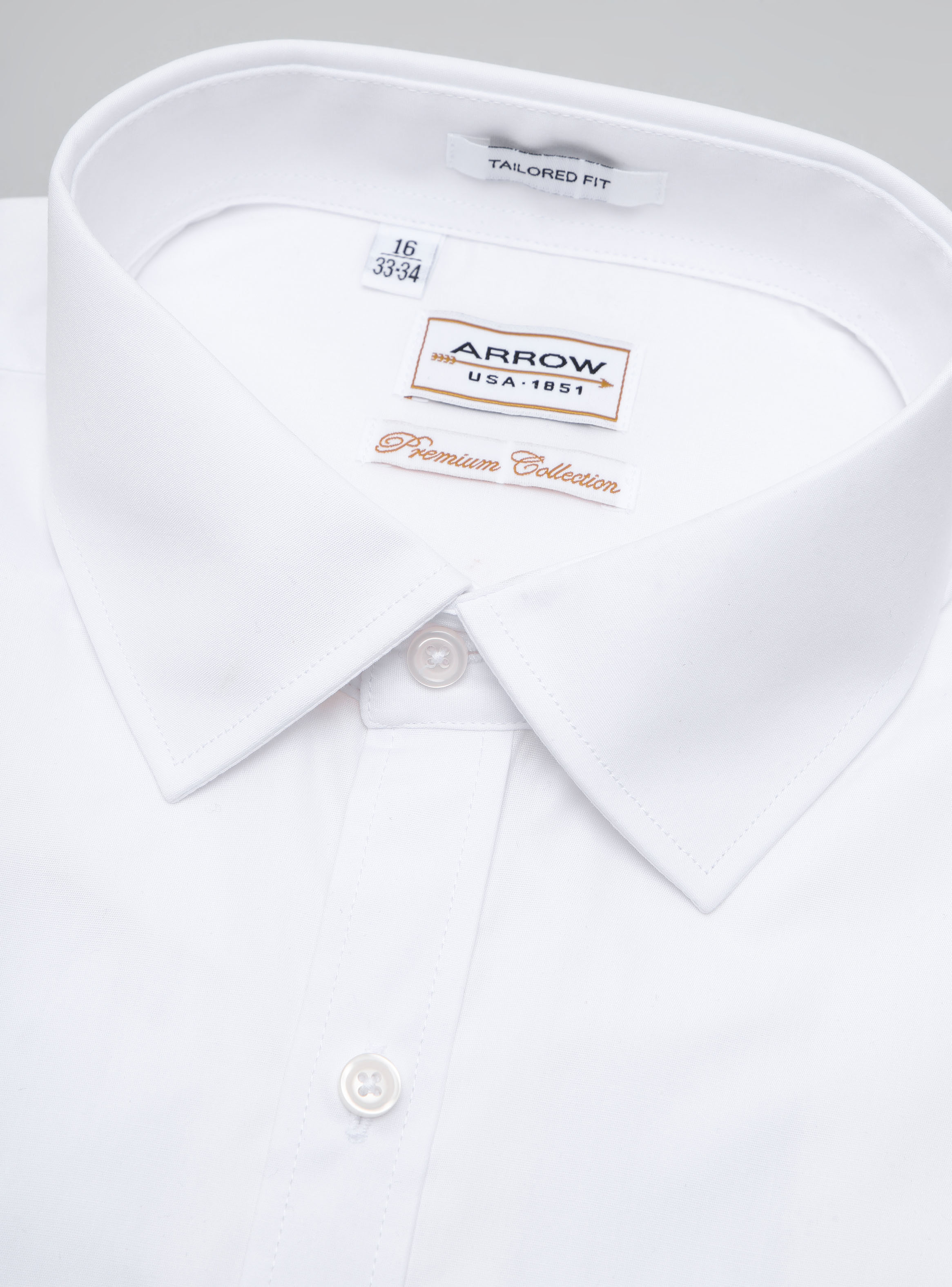 CAMISA HOMBRE ARROW CUELLO ITALIANO BLANCA TAILORED FIT - 2