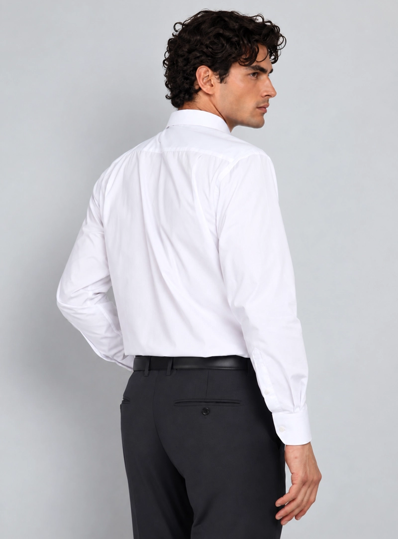 CAMISA HOMBRE ARROW CUELLO ITALIANO BLANCA TAILORED FIT - 3