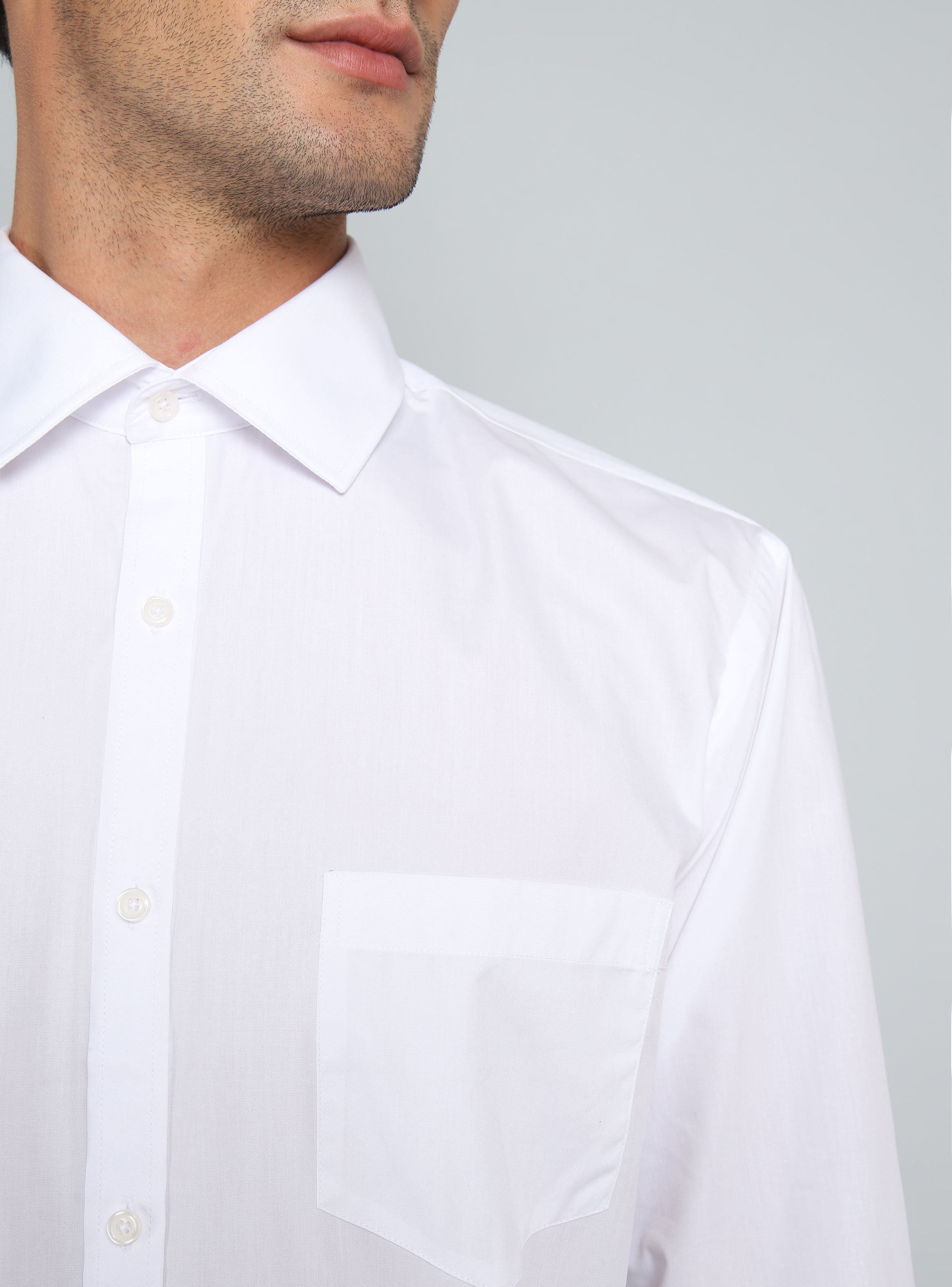 CAMISA HOMBRE ARROW CUELLO ITALIANO BLANCA TAILORED FIT - 4