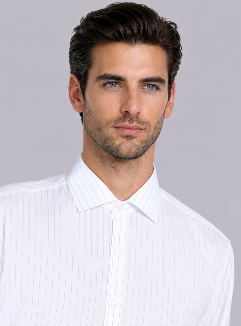 CAMISA FORMAL A RAYAS VAN HEUSEN - 4