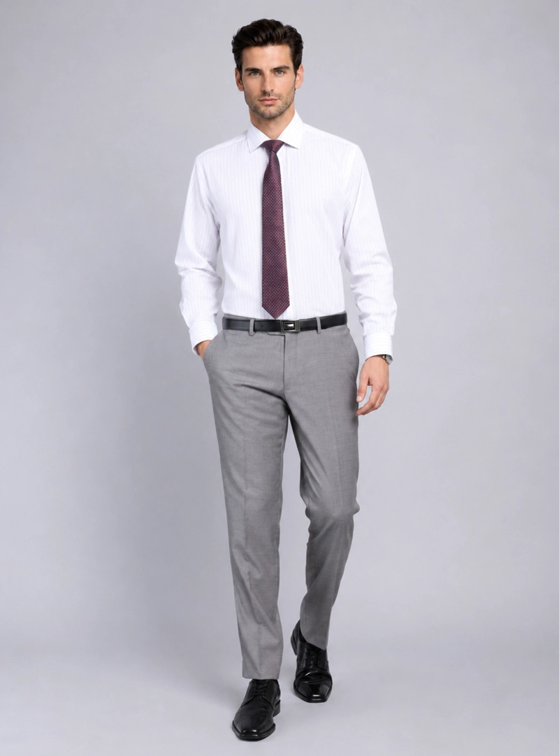 CAMISA FORMAL A RAYAS VAN HEUSEN - 5