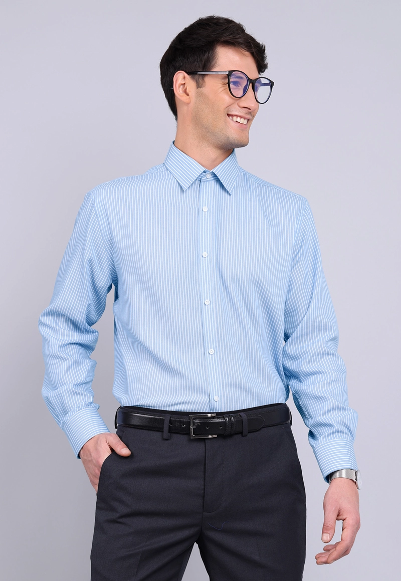 CAMISA FORMAL RAYAS VAN HEUSEN - 1