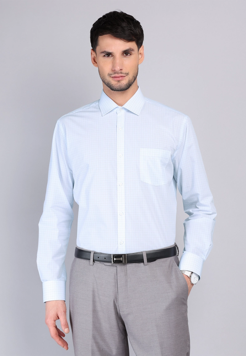 CAMISA FORMAL A CUADROS VAN HEUSEN - 1