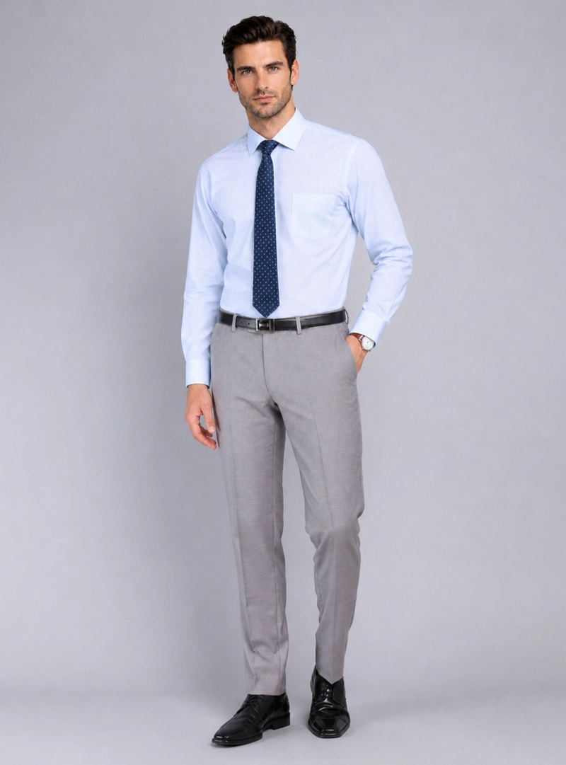 CAMISA FORMAL A CUADROS VAN HEUSEN - 5