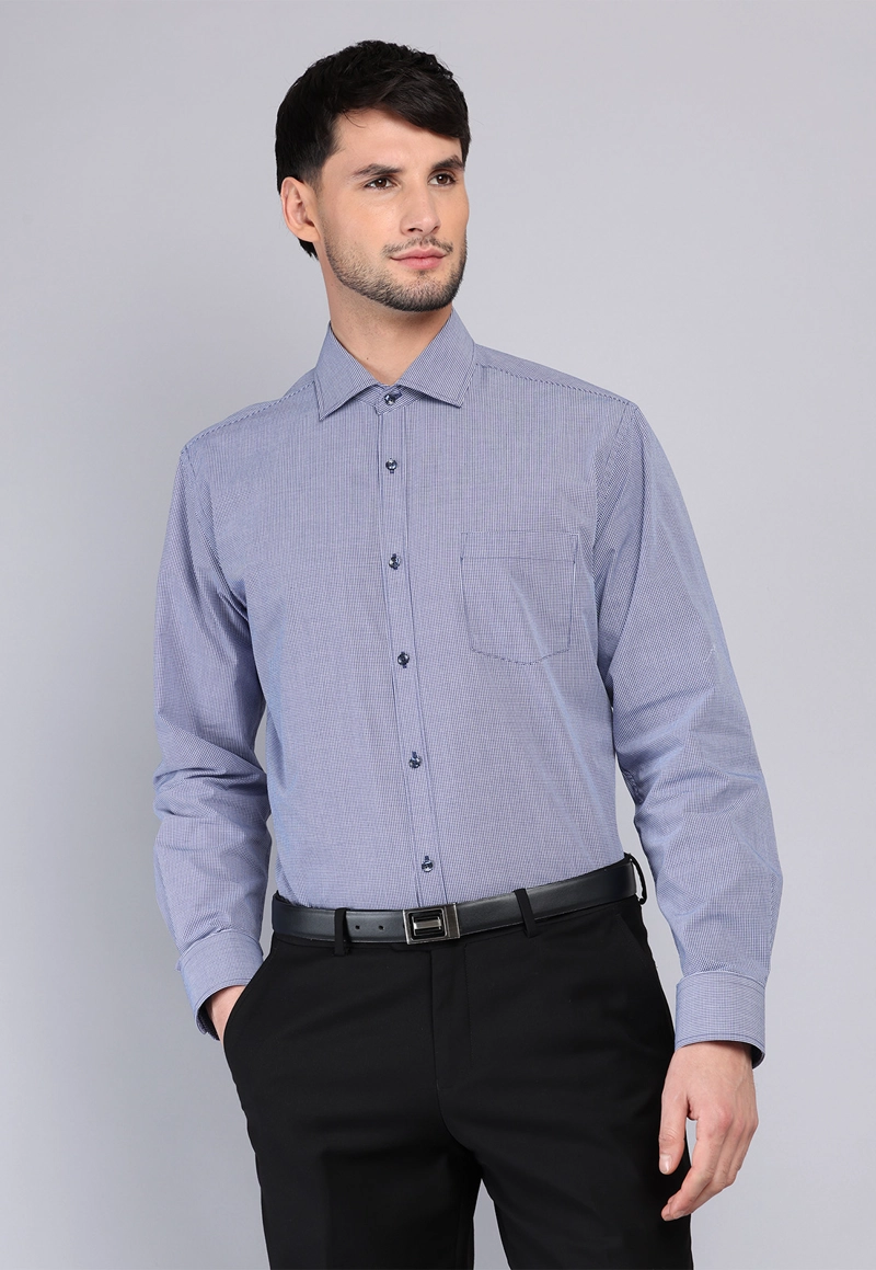 CAMISA FORMAL A CUADROS VAN HEUSEN - 1