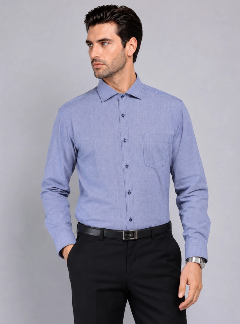 CAMISA FORMAL A CUADROS VAN HEUSEN - 1