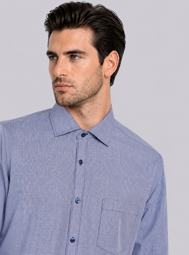 CAMISA FORMAL A CUADROS VAN HEUSEN - 4
