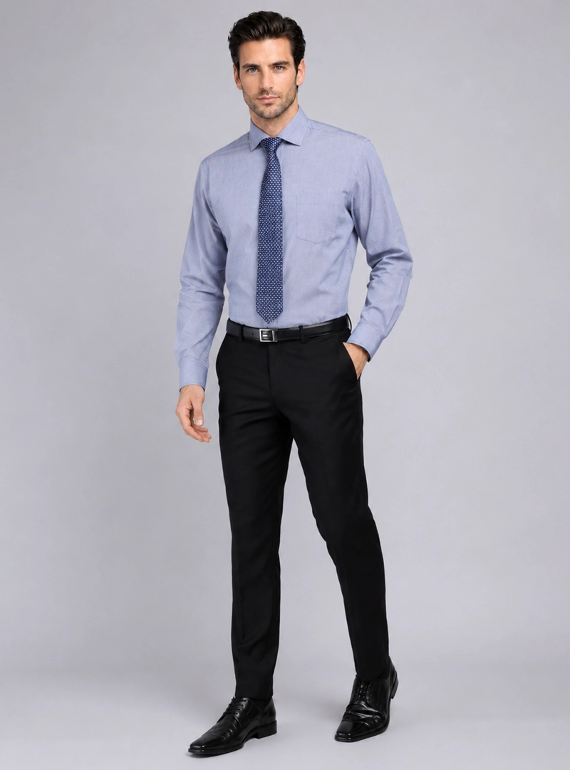 CAMISA FORMAL A CUADROS VAN HEUSEN - 5