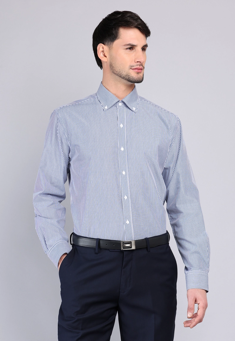 CAMISA FORMAL A RAYAS VAN HEUSEN - 1