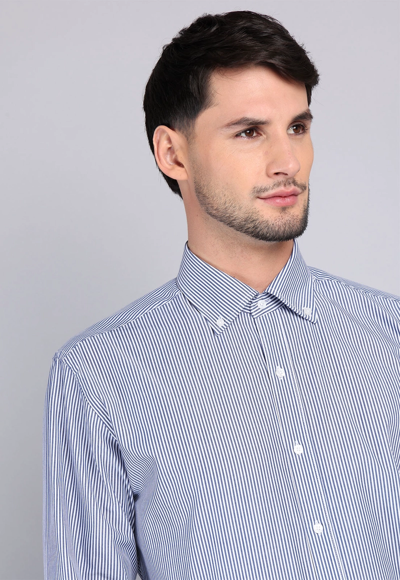 CAMISA FORMAL A RAYAS VAN HEUSEN - 4
