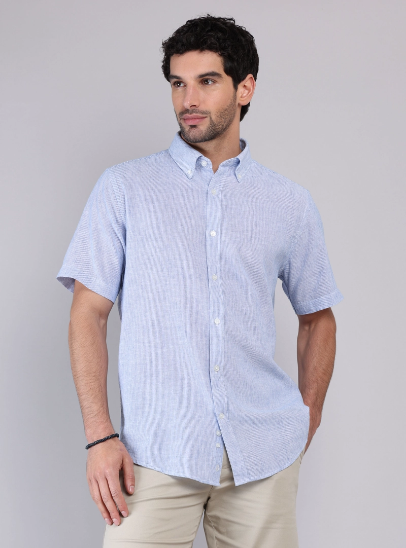 CAMISA LINO ALGODON PIERO BUTTI - 1