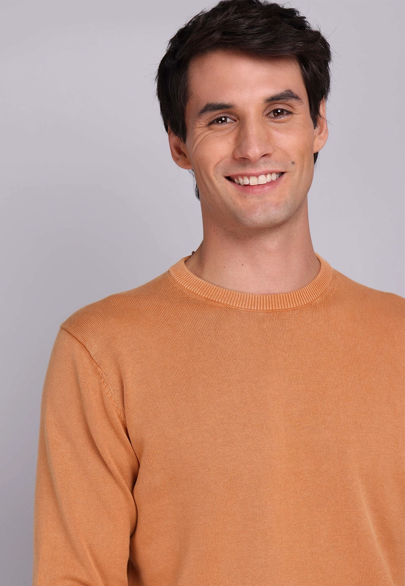 SWEATER STONE WASH CUELLO REDONDO ARROW - 3