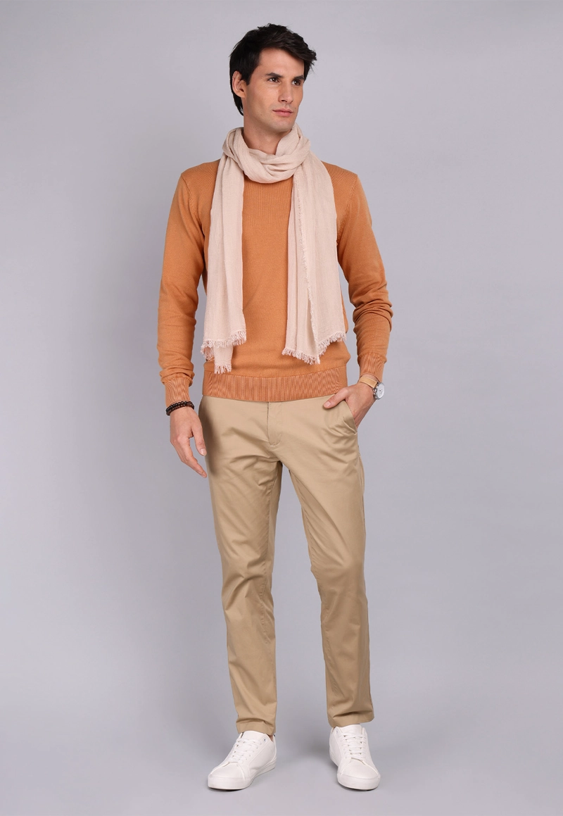 SWEATER STONE WASH CUELLO REDONDO ARROW - 4