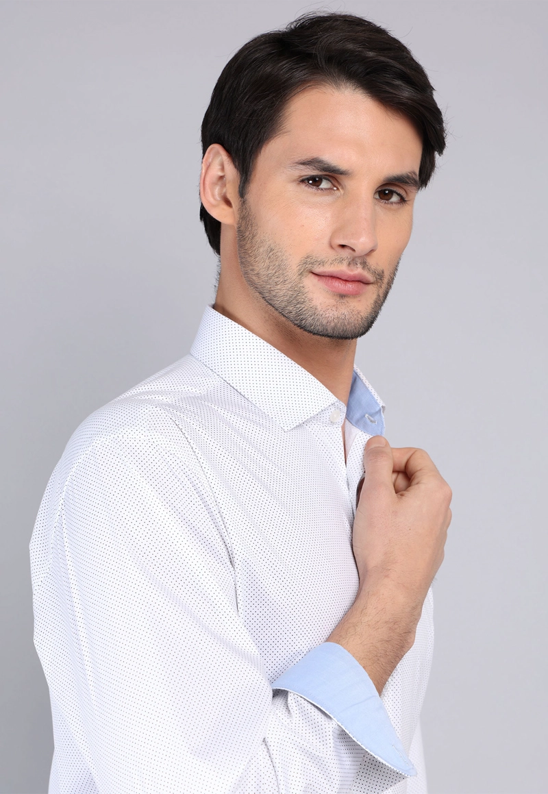 CAMISA FORMAL PRINT SPANDEX ARROW - 4