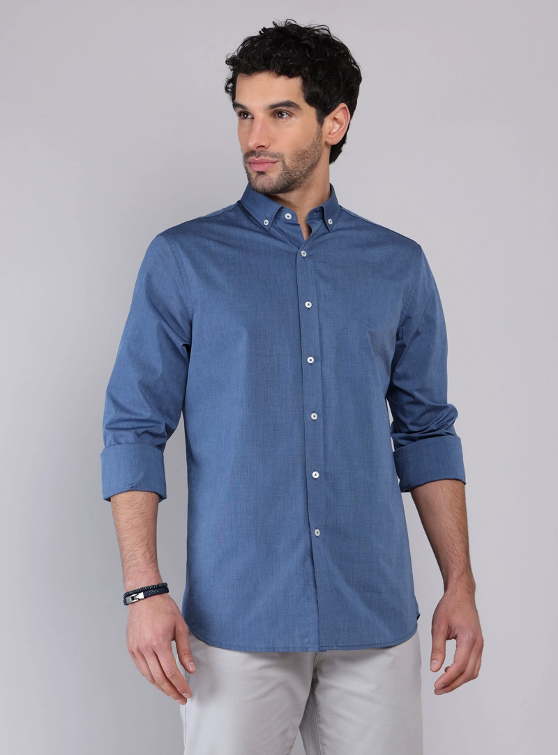 CAMISA LISA MANGA LARGA PIERO BUTTI - 1
