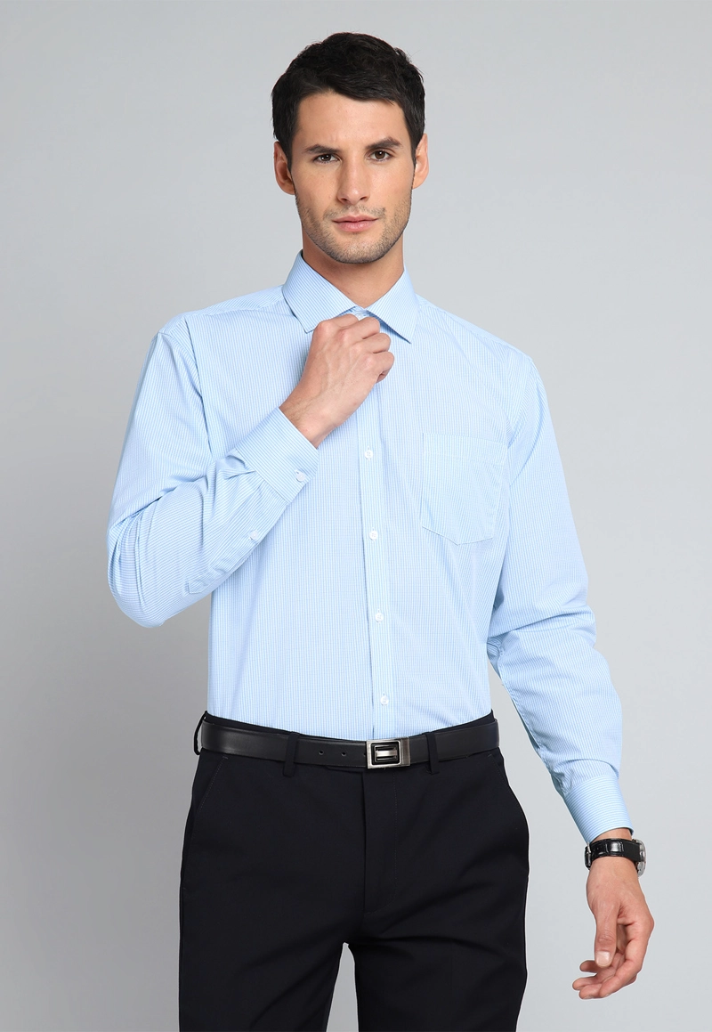 CAMISA FORMAL A CUADROS VAN HEUSEN - 1