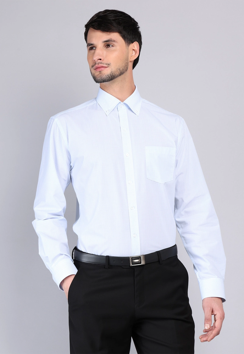 CAMISA FORMAL A CUADROS VAN HEUSEN - 1