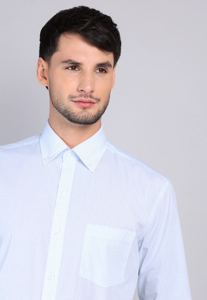 CAMISA FORMAL A CUADROS VAN HEUSEN - 4