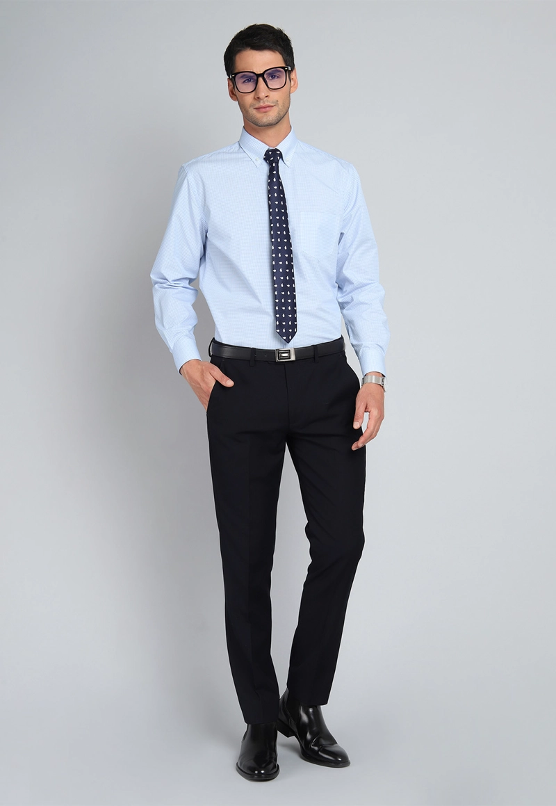 CAMISA FORMAL A CUADROS VAN HEUSEN - 5