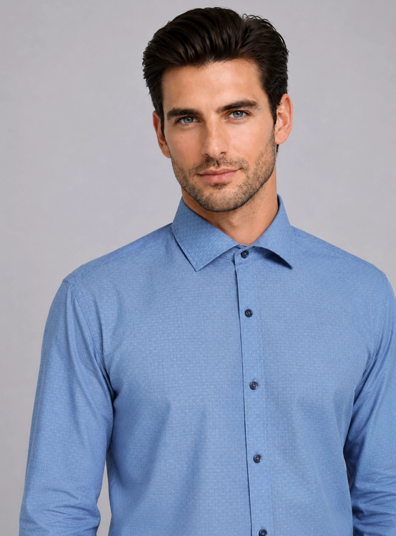 CAMISA FORMAL TEXTURADA VAN HEUSEN - 4