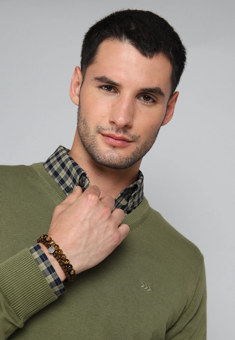 SWEATER CUELLO V ARROW - 3