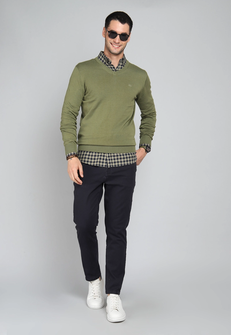 SWEATER CUELLO V ARROW - 4