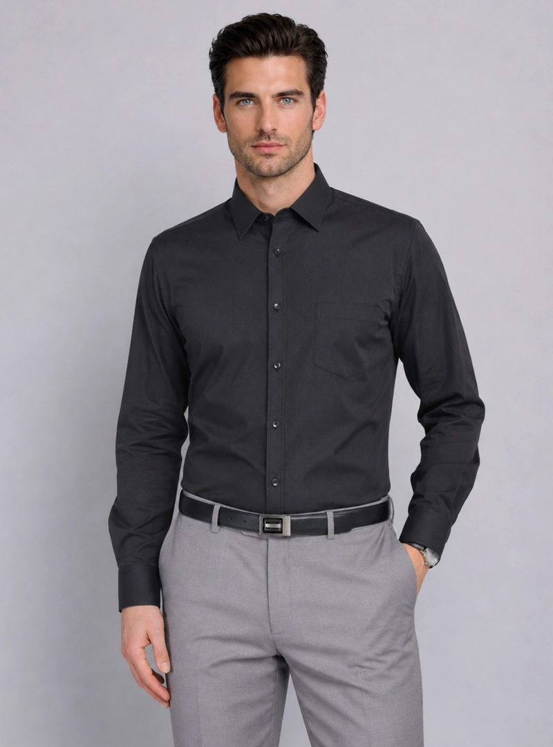 CAMISA FORMAL TEXTURADA VAN HEUSEN - 1
