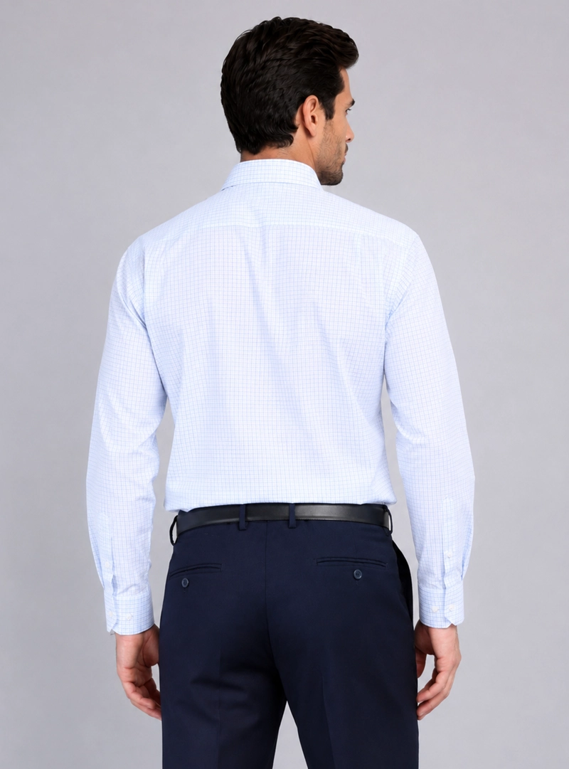 CAMISA FORMAL A CUADROS VAN HEUSEN - 3