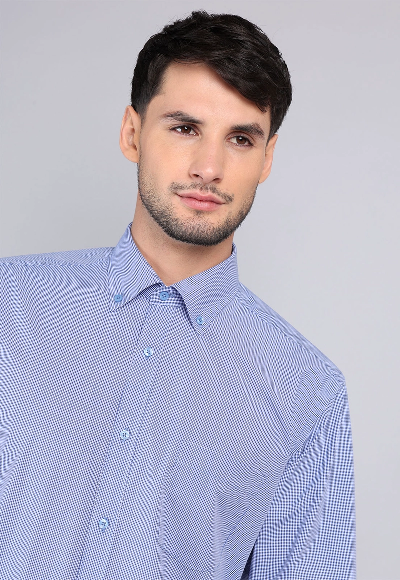 CAMISA FORMAL A CUADROS VAN HEUSEN - 4