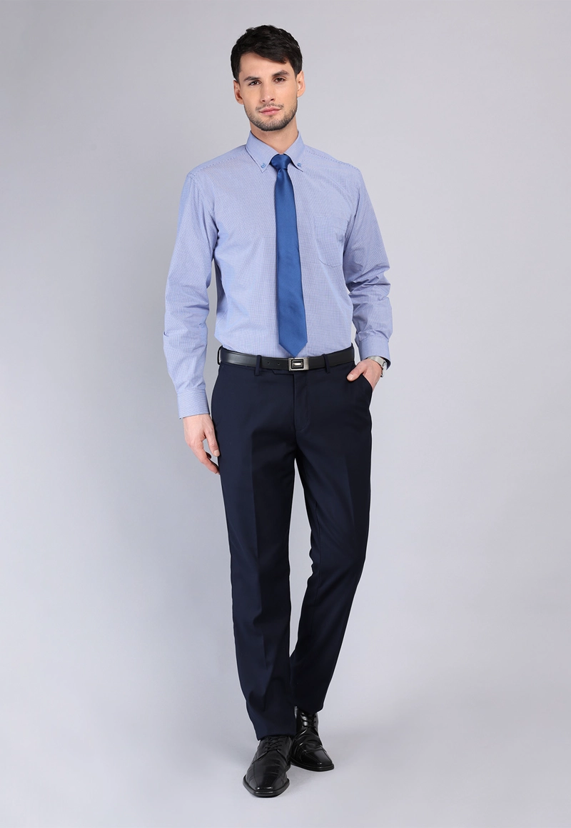 CAMISA FORMAL A CUADROS VAN HEUSEN - 5